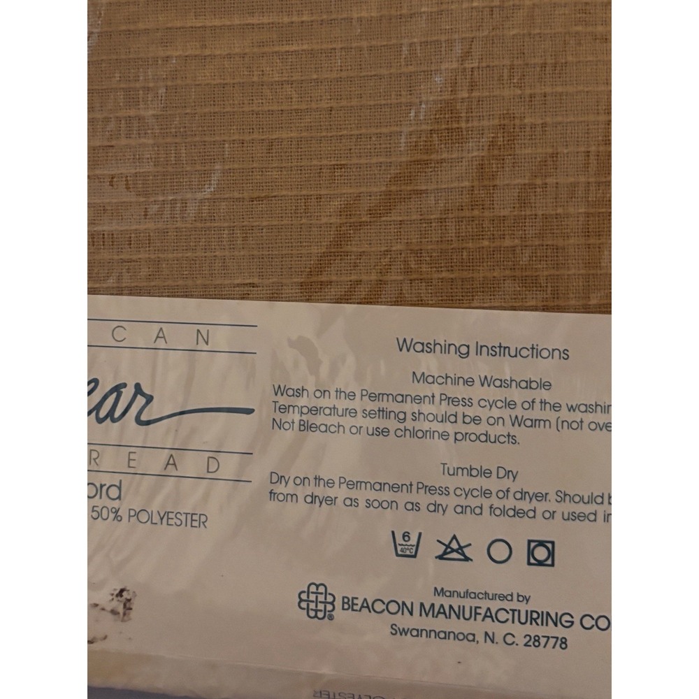 NWT Vintage Beacon Dreamcord American Softwear Bedspread Sand Twin 76" x 110" - Picture 5 of 7